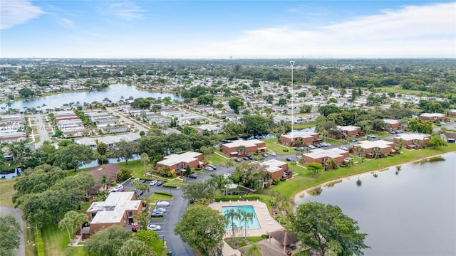 1170 SW 118th Ter, Davie, FL 33325 - aerial view of property's location with a large body of water and nearby suburban area