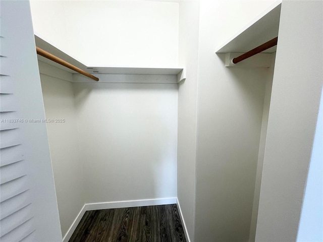 9750 Sunrise Lakes Blvd Unit 109, Sunrise, FL 33322 - spacious closet with dark wood-style floors