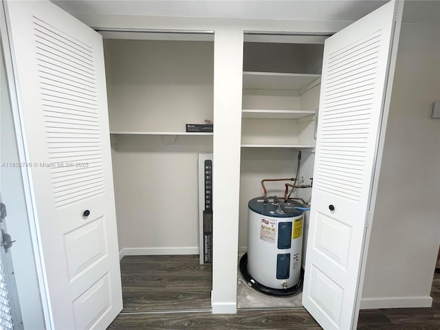9750 Sunrise Lakes Blvd Unit 109, Sunrise, FL 33322 - closet featuring electric water heater