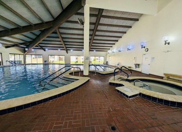 9750 Sunrise Lakes Blvd Unit 109, Sunrise, FL 33322 - indoor pool with a hot tub