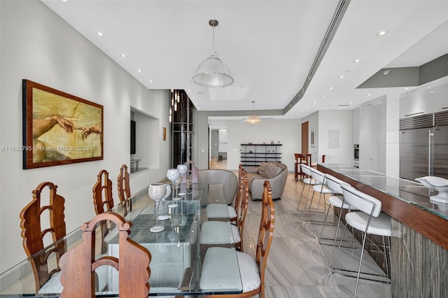 18201 Collins Ave Unit Ts2 & Ts3, Sunny Isles Beach, FL 33160 - dining space featuring recessed lighting