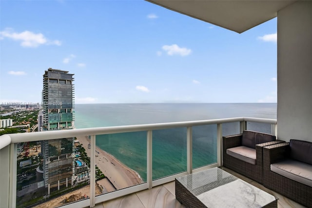 18201 Collins Ave Unit Ts2 & Ts3, Sunny Isles Beach, FL 33160 - balcony with a water view