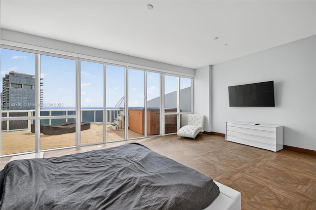 18201 Collins Ave Unit Ts2 & Ts3, Sunny Isles Beach, FL 33160 - bedroom with baseboards