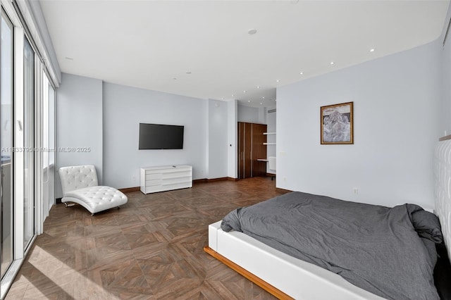 18201 Collins Ave Unit Ts2 & Ts3, Sunny Isles Beach, FL 33160 - bedroom with baseboards and recessed lighting