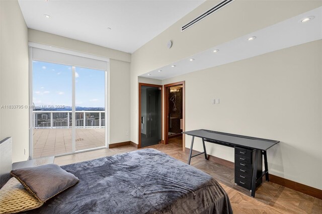 18201 Collins Ave Unit Ts2 & Ts3, Sunny Isles Beach, FL 33160 - bedroom with recessed lighting and a walk in closet