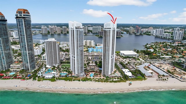 18201 Collins Ave Unit Ts2 & Ts3, Sunny Isles Beach, FL 33160 - view of urban area with expansive beach