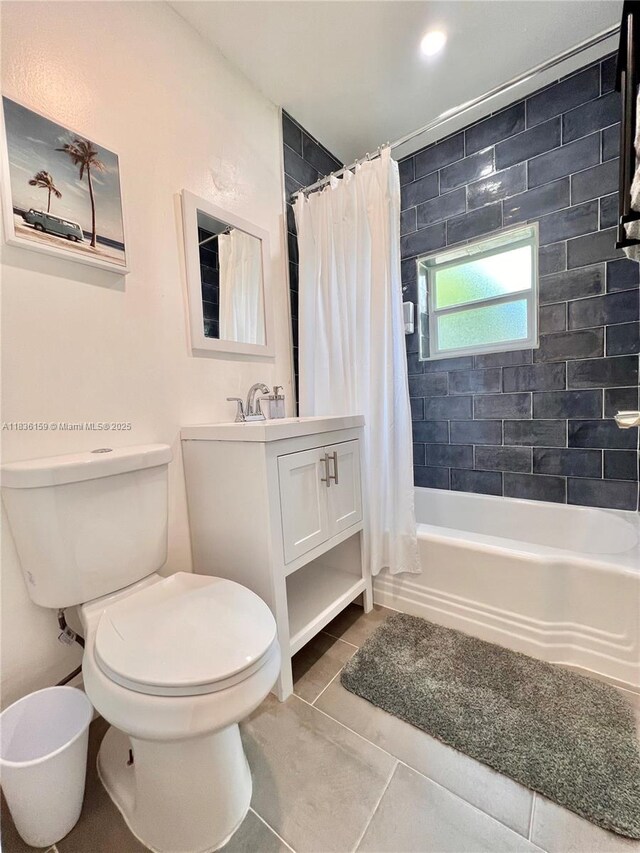 1226 NW 103rd St, Miami, FL 33147 - bedroom with light marble finish floors and a ceiling fan