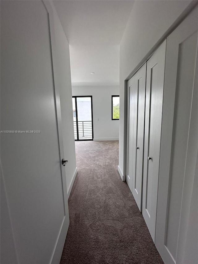 5463 W Oak Way, Dania Beach, FL 33314 - hall with carpet and baseboards