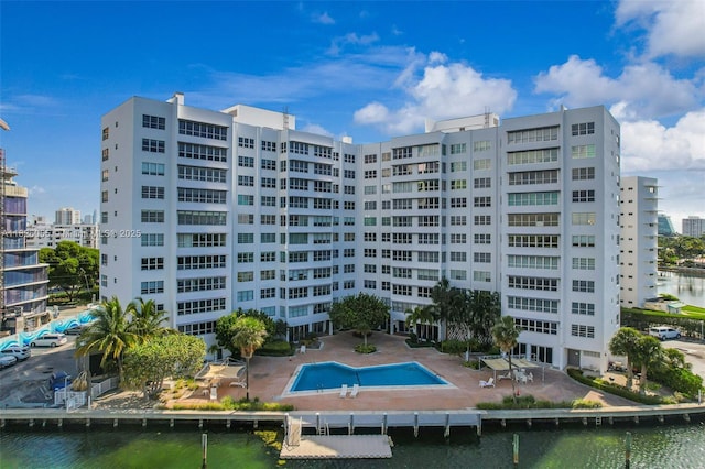9102 W Bay Harbor Dr Unit 5-D, Bay Harbor Islands, FL 33154 - view of property with a water view and a city view