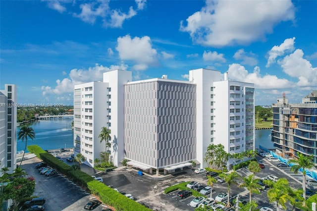 9102 W Bay Harbor Dr Unit 5-D, Bay Harbor Islands, FL 33154 - view of property with a water view and a view of city
