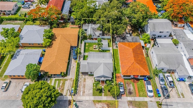 2946 SW 26th St, Miami, FL 33133 - aerial view of residential area featuring property boundaries highlighted