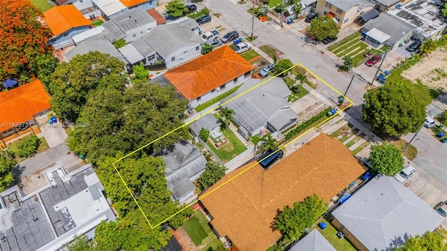 2946 SW 26th St, Miami, FL 33133 - aerial view of residential area featuring property boundaries highlighted