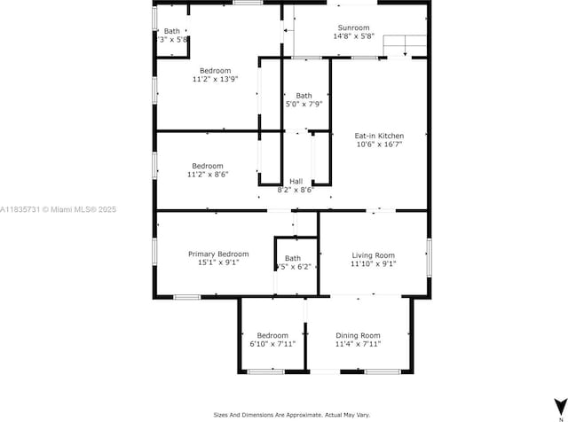 2946 SW 26th St, Miami, FL 33133 - view of property floor plan
