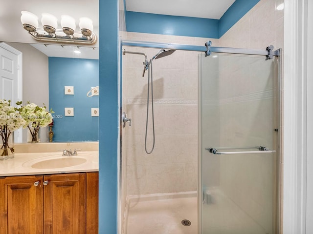 2249 NE 9th Ave, Wilton Manors, FL 33305 - bathroom with a shower stall and vanity