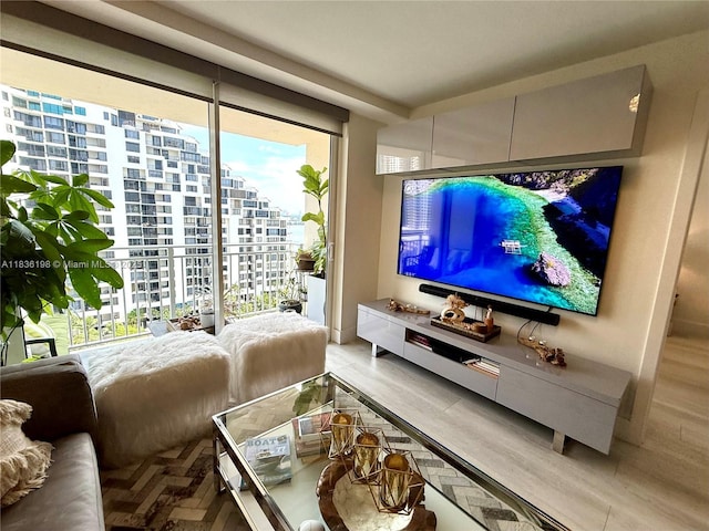770 Claughton Island Dr Unit 1503, Miami, FL 33131 - living area with light wood-style floors