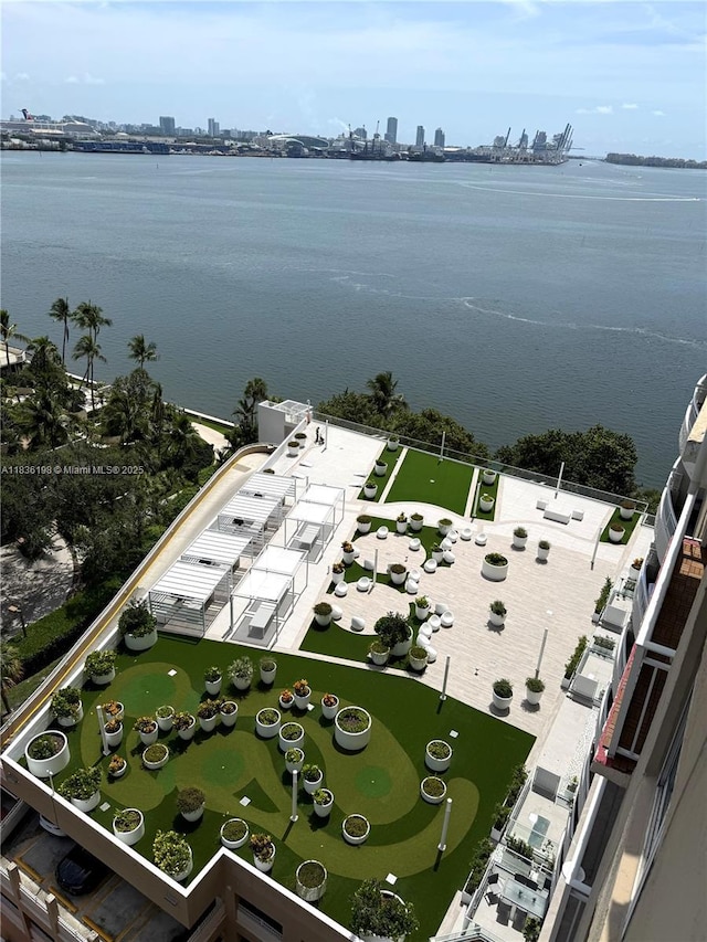 770 Claughton Island Dr Unit 1503, Miami, FL 33131 - bird's eye view of city skyline and a nearby body of water