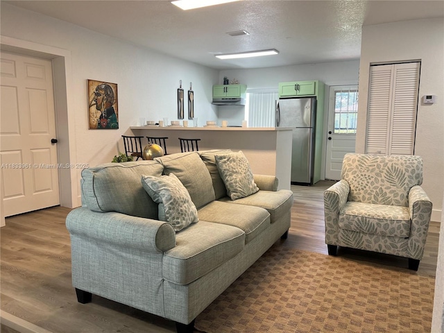 8921 NW 17th Ave, Miami, FL 33147 - living area featuring wood finished floors
