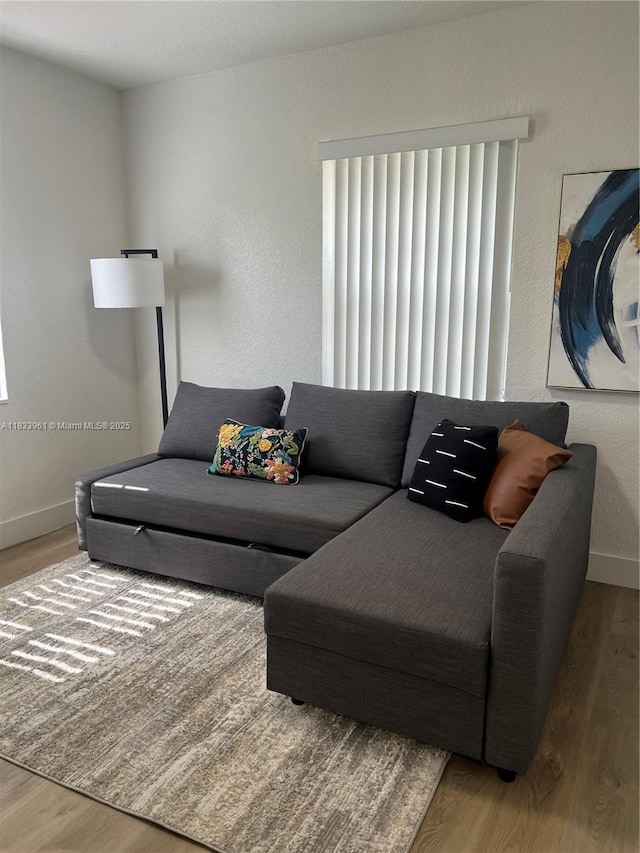 8921 NW 17th Ave, Miami, FL 33147 - living room with wood finished floors