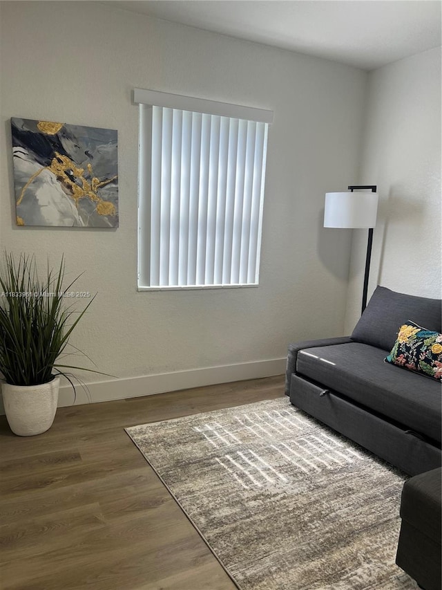 8921 NW 17th Ave, Miami, FL 33147 - living area with wood finished floors and baseboards