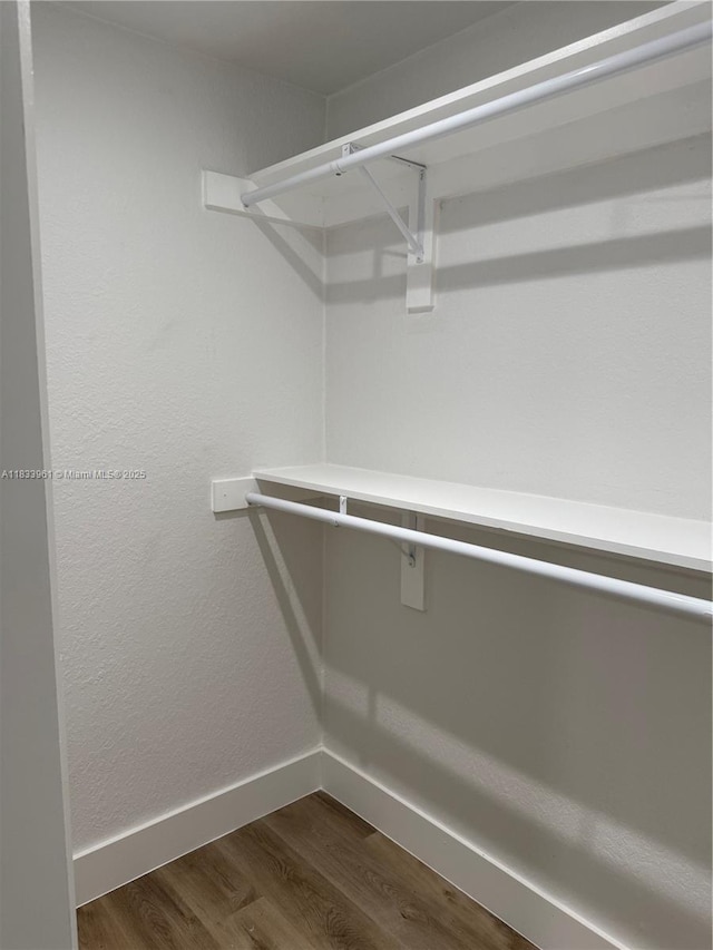 8921 NW 17th Ave, Miami, FL 33147 - spacious closet with dark wood-style floors