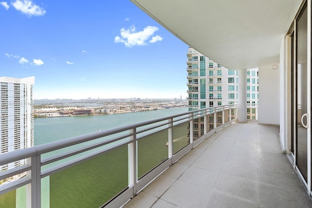 901 Brickell Key Blvd Unit 3607, Miami, FL 33131 - balcony featuring a water view and a view of city