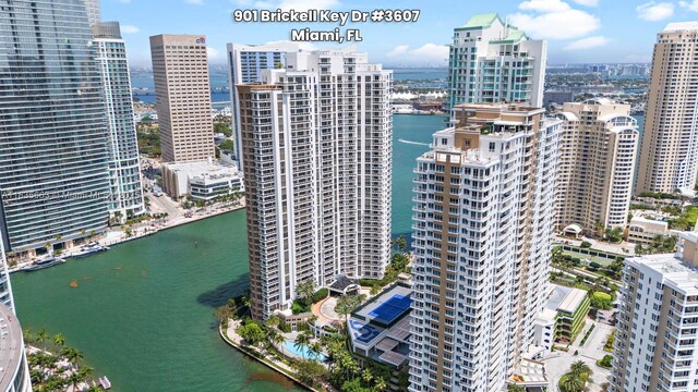 901 Brickell Key Blvd Unit 3607, Miami, FL 33131 - view of urban area with a large body of water