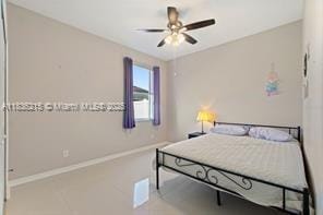 1851 Soaring Hights Cir, Orlando, FL 32837 - bedroom with ceiling fan and baseboards