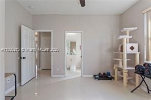 1851 Soaring Hights Cir, Orlando, FL 32837 - unfurnished office with a ceiling fan and baseboards