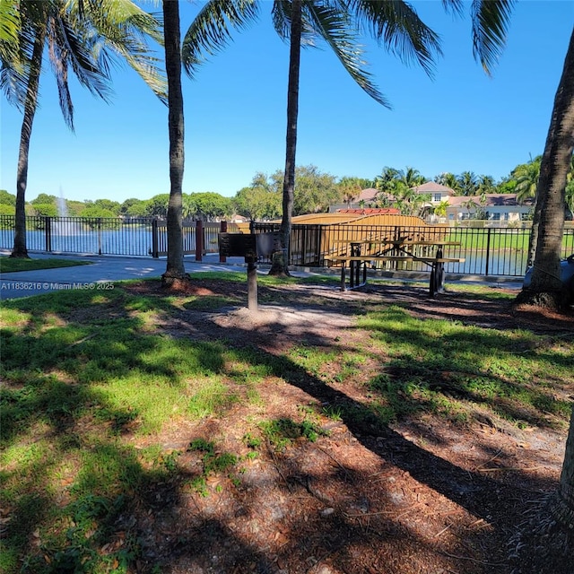 2564 Centergate Dr Unit 204, Miramar, FL 33025 - view of yard featuring a water view