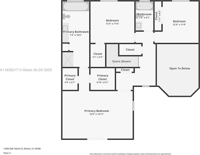 11652 SW 142nd Ct, Miami, FL 33186 - view of home floor plan