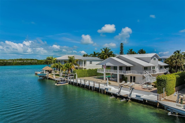 126 Villa Bella Dr, Islamorada, FL 33036 - dock area with a water view