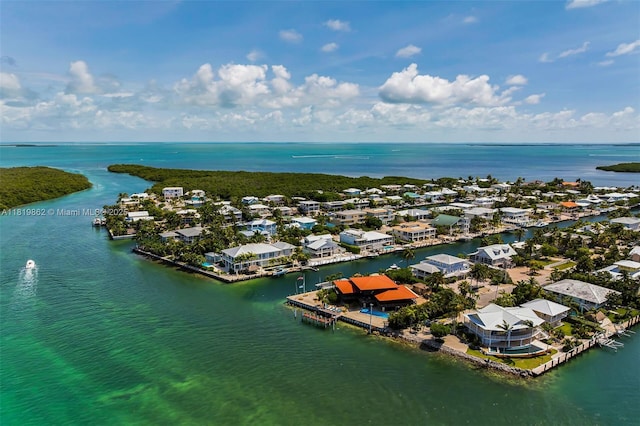 126 Villa Bella Dr, Islamorada, FL 33036 - aerial perspective of suburban area with a large body of water