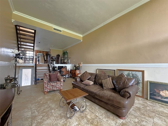 6707 Brookline Dr Unit 6707, Hialeah, FL 33015 - living area featuring ornamental molding