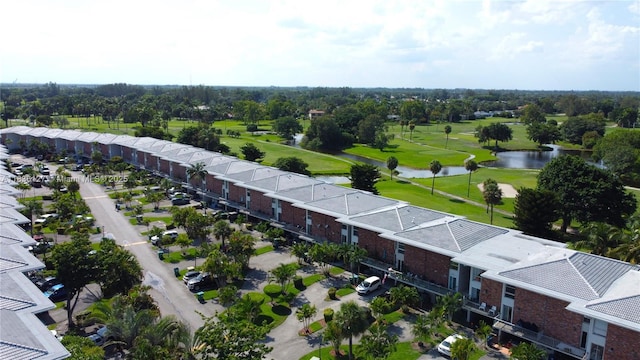 6707 Brookline Dr Unit 6707, Hialeah, FL 33015 - drone / aerial view of a large body of water and a local golf course