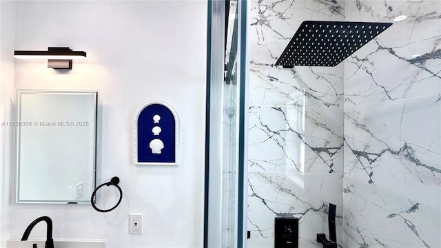 8449 NW 4th Ave Unit 8449, Miami, FL 33150 - full bathroom featuring a marble finish shower