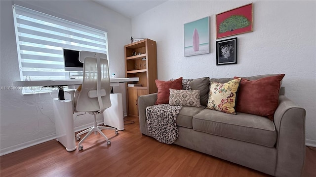 8449 NW 4th Ave Unit 8449, Miami, FL 33150 - office area featuring wood finished floors