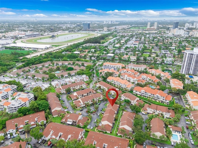 21160 Mainsail Cir Unit H12, Aventura, FL 33180 - aerial overview of property's location with nearby urban area