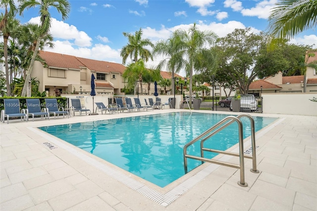 21160 Mainsail Cir Unit H12, Aventura, FL 33180 - community pool featuring a patio