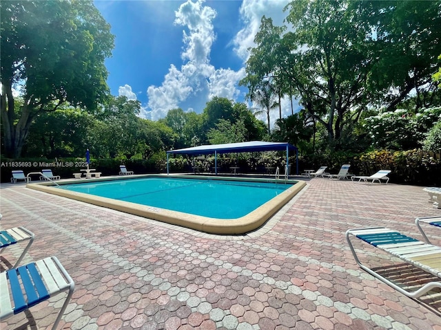 3137 S Carambola Cir S Unit 2369, Coconut Creek, FL 33066 - community pool featuring a patio and view of wooded area