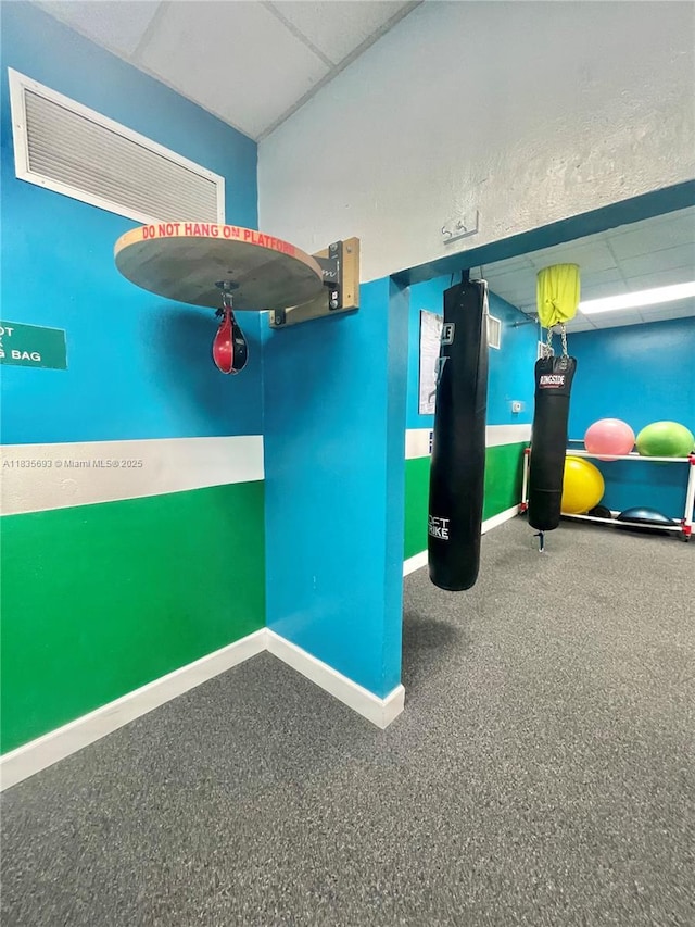 3137 S Carambola Cir S Unit 2369, Coconut Creek, FL 33066 - playroom with a paneled ceiling