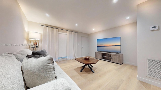 10824 N Kendall Dr Unit S28, Miami, FL 33176 - living room with light wood-type flooring and recessed lighting
