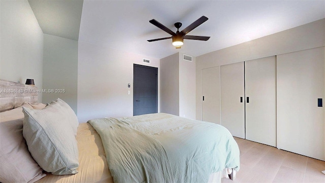 10824 N Kendall Dr Unit S28, Miami, FL 33176 - bedroom featuring a closet and a ceiling fan