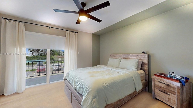 10824 N Kendall Dr Unit S28, Miami, FL 33176 - bedroom featuring access to exterior and a ceiling fan