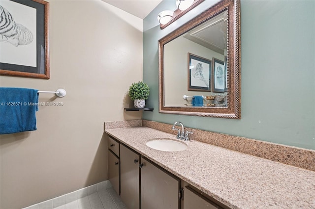 10875 NW 17th Mnr, Coral Springs, FL 33071 - bathroom featuring vanity and tile patterned floors