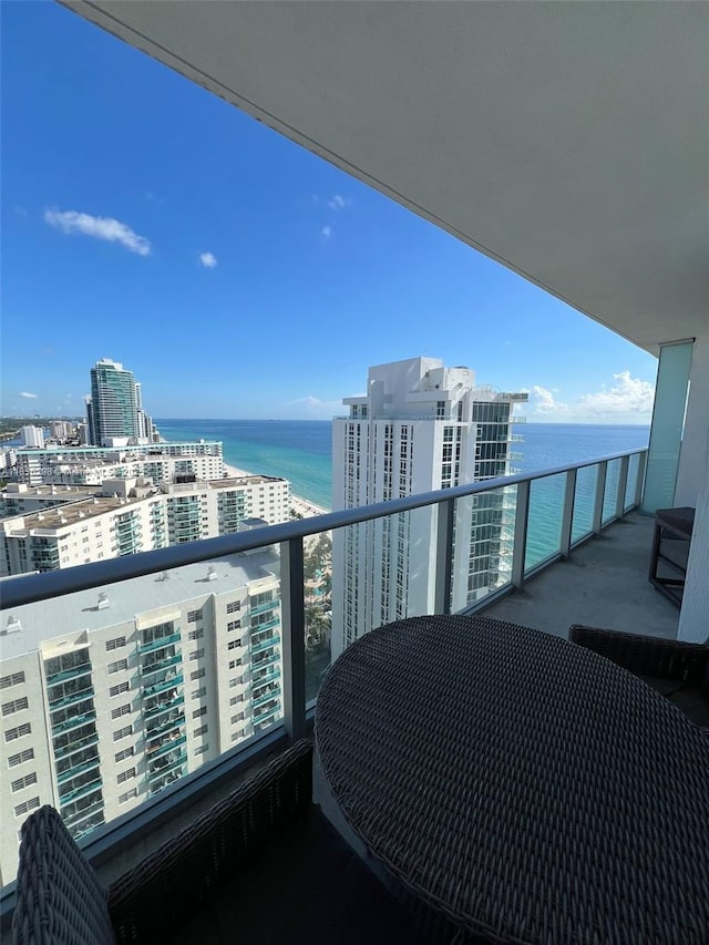 4111 S Ocean Dr Unit 2004, Hollywood, FL 33019 - balcony with a water view