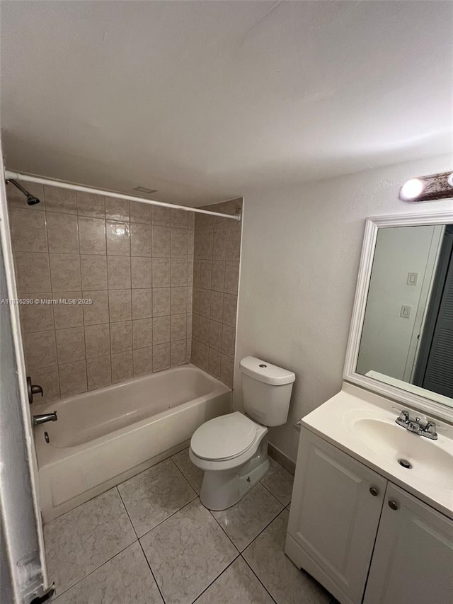 4111 S Ocean Dr Unit 2004, Hollywood, FL 33019 - full bathroom featuring vanity, tile patterned floors, and washtub / shower combination
