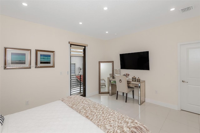 401 SW 91st Ave, Miami, FL 33174 - bedroom with recessed lighting and light tile patterned flooring