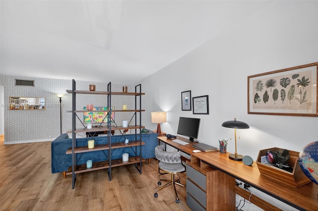 1340 Lincoln Rd Unit 403, Miami Beach, FL 33139 - home office featuring wood finished floors