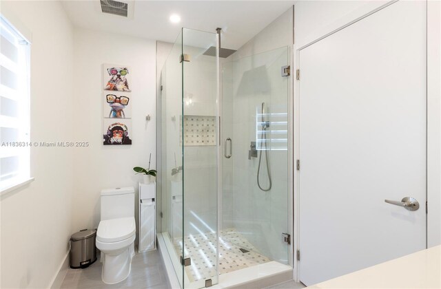 380 Morningside Dr, Miami Springs, FL 33166 - bathroom featuring a shower stall and toilet