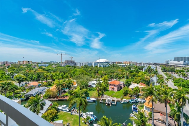 816 NW 11th St Unit 1101, Miami, FL 33136 - view of urban area with a nearby body of water